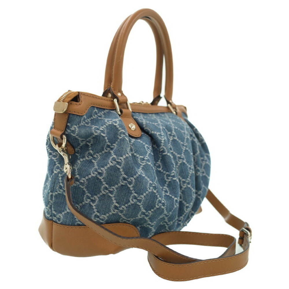 Gucci Denim Handbag GG Sukey Bag